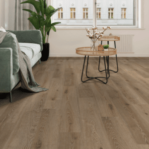 باركيه SPC خشبي بني طبيعي