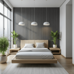 SA001-6 بديل خشب رمادي غامق