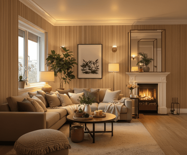 SA002-3 بديل خشب لون طبيعي عريض