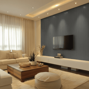 SA002-6 بديل خشب رمادي غامق مودرن