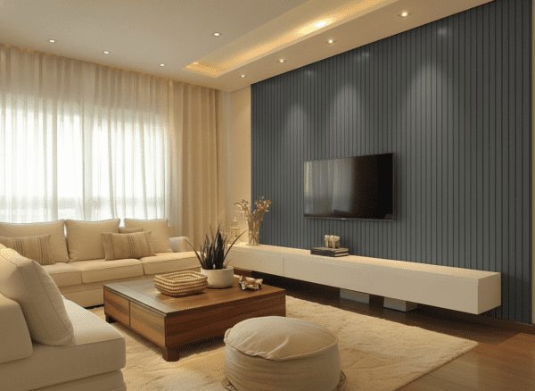 SA002-6 بديل خشب رمادي غامق مودرن