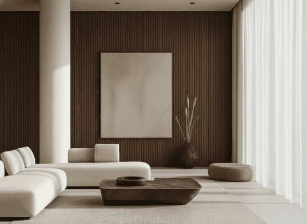 SA002-7 بديل خشب بني طبيعي دافئ