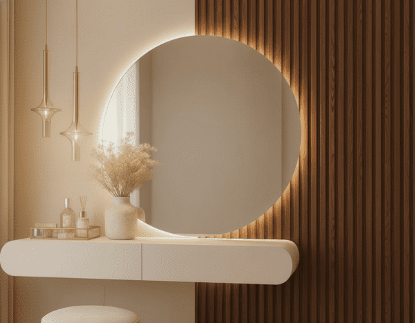 SA003-1 بديل خشب بني غامق كلاسيكي