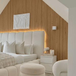 SA003-3 بديل خشب بيج ذهبي طبيعي