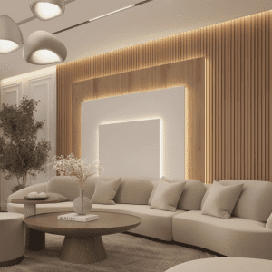 SA003-4 بديل خشب برتقالي دافئ فاخر