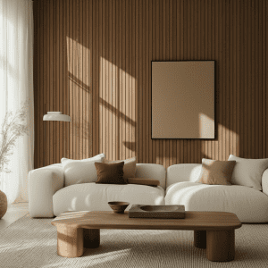 SA003-7 بديل خشب بني عودي