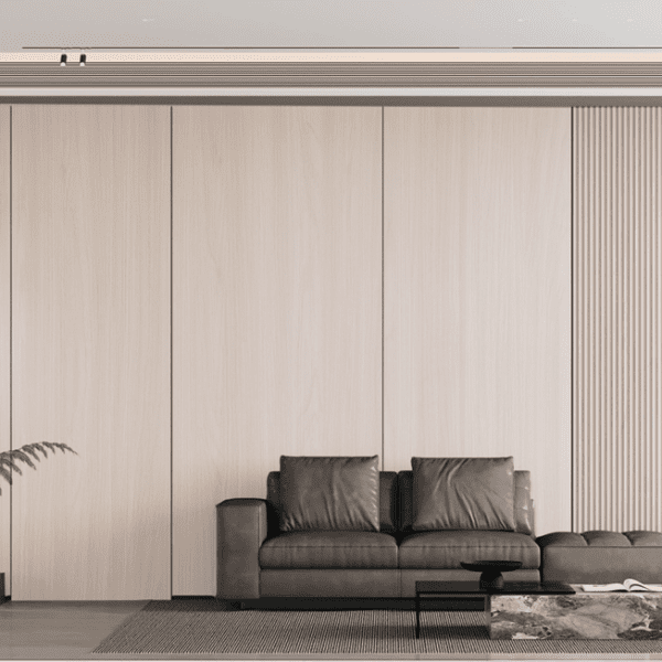 بديل شيبورد خشبي بلون رمادي فاتح