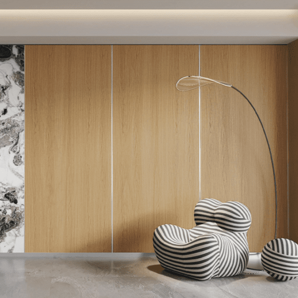 بديل شيبورد خشبي رمادي فاتح