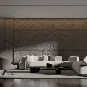 بديل حجر رمادي فحمي داكن