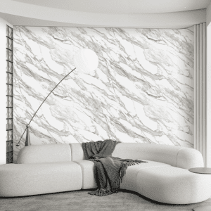 ورق جدران رخام بخطوط رمادية