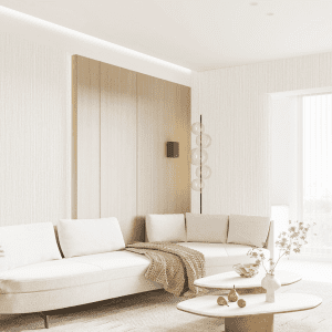 ورق حائط أبيض خطوط النسيم