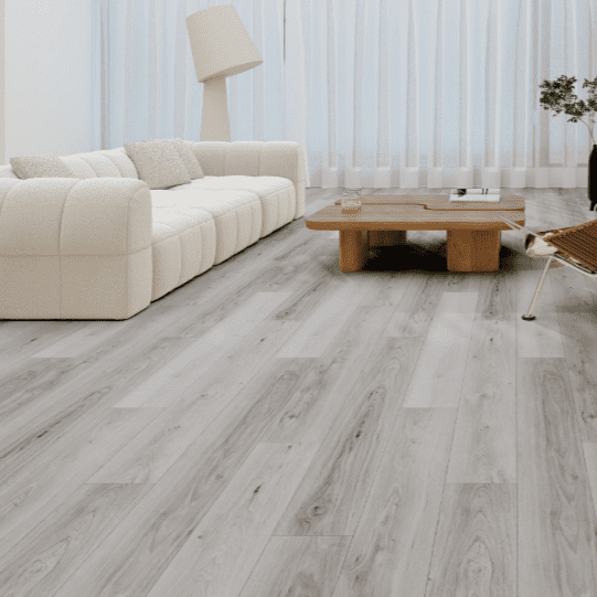 باركيه SPC خشبي رمادي فاتح