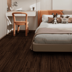 باركيه SPC خشبي شوكولاتة داكنة